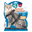 Katzen-Garnitur Time Flies