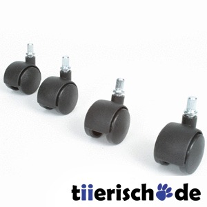 Trixie 4 Rollen f&uuml;r Transportbox Capri 1-3 und Gulliver 3, 4 Stk.