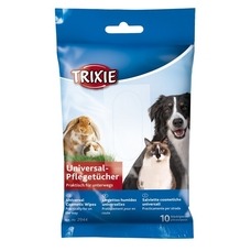 10 Universal Pflegetücher für Hunde und Katzen mit Aloe Vera