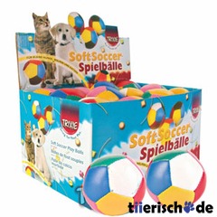 24 Soft-Soccer Bälle Kunstleder