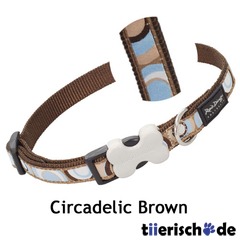 Red Dingo Halsband Design Circadelic Brown