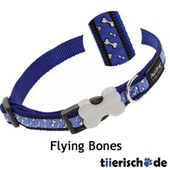Red Dingo Hundehalsband Design Flying Bones