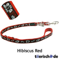 Red Dingo Leine Hibiscus