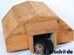 Igelhaus aus Holz, Fichte