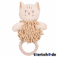 Katze mit Tauring, Plüschspielzeug