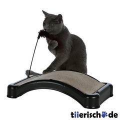 Kratzbrücke mit Kratzpappe für Katzen