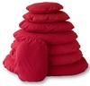 Hundekissen Bezug oval rot