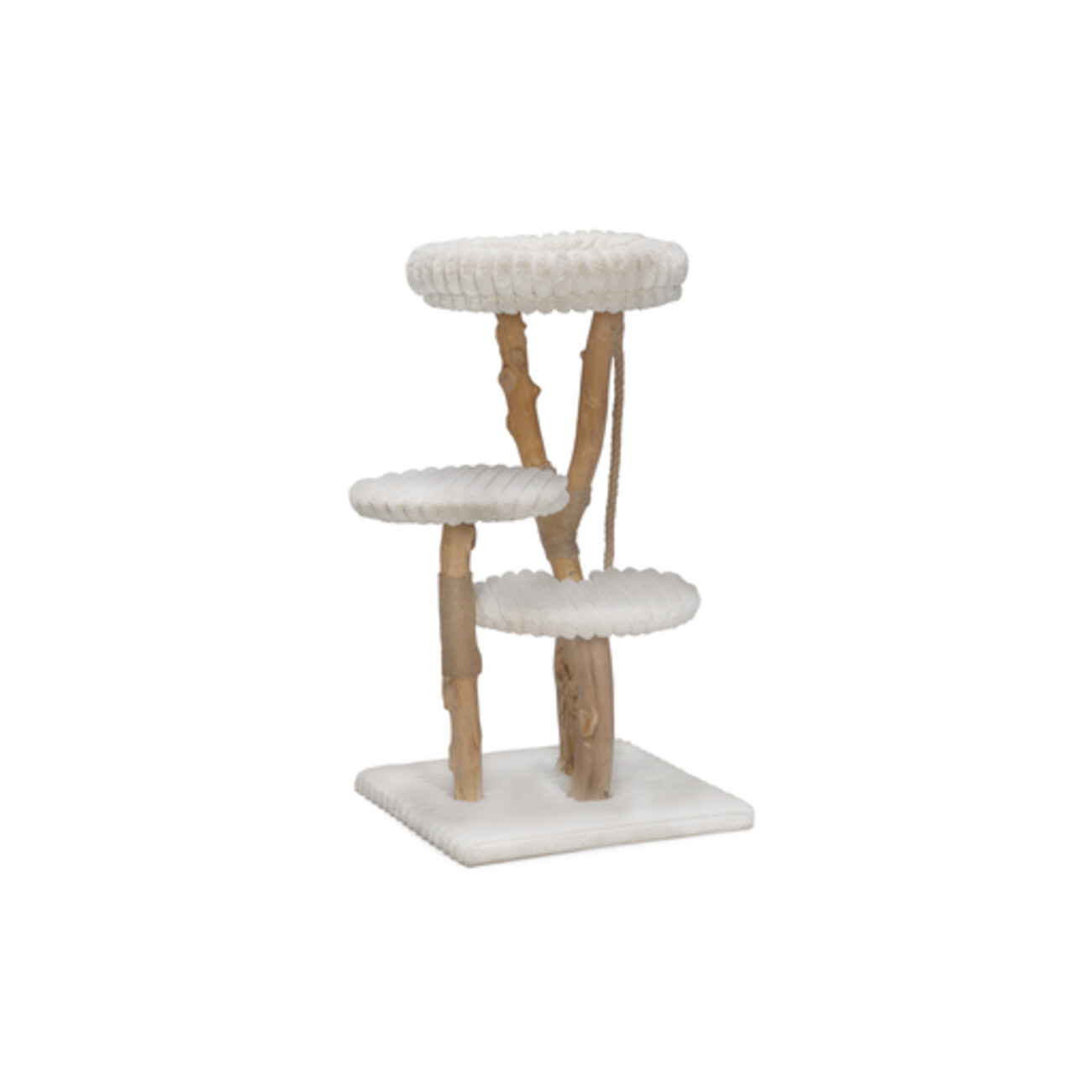 Kratzbaum Raja aus Holz von Designed by Lotte – Modernes Katzenmöbel mit Kuschelbett Bild 1