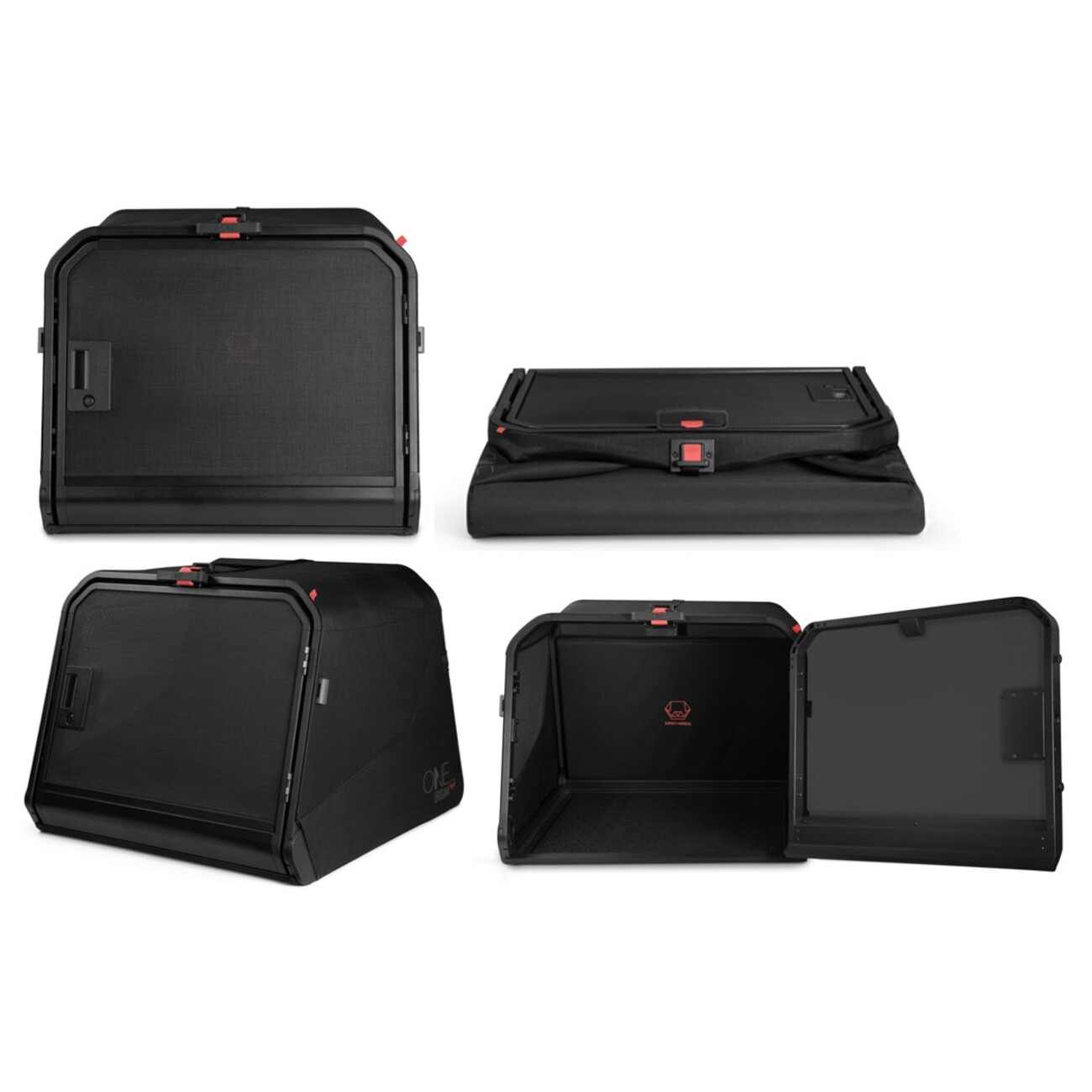 Hundetransportbox Origami, auf Knopfdruck zusammenfaltbar Bild 1