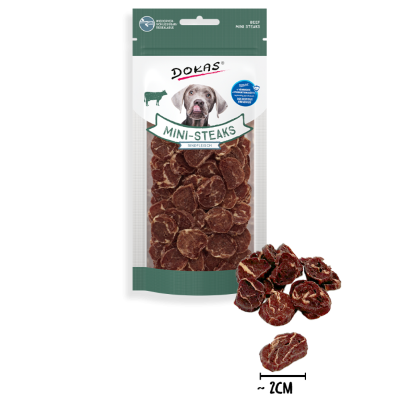 Mini Steaks Rindfleisch Hundesnack | Leckere Belohnung für deinen Vierbeiner Bild 2