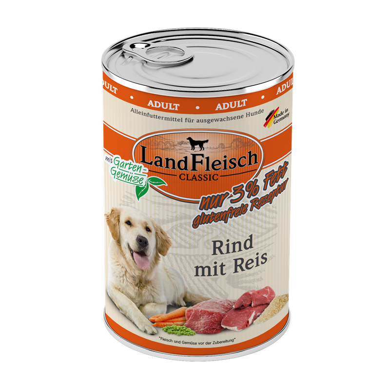LandFleisch Hundefutter Classic Dosen Bild 7