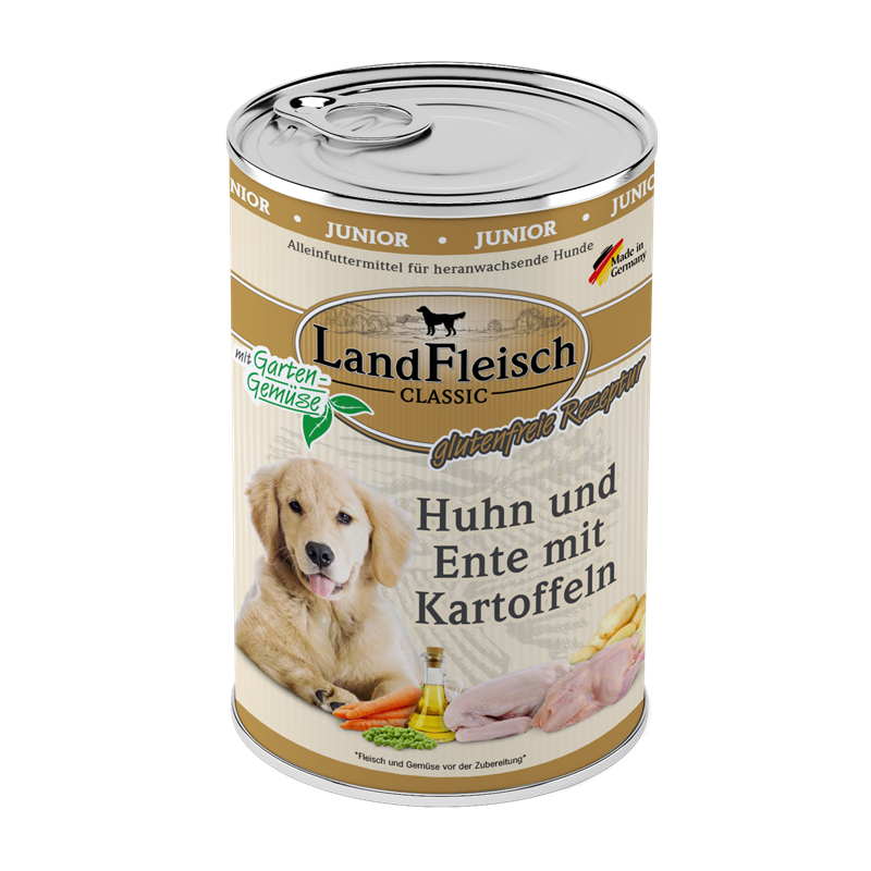 LandFleisch Classic Junior Hundefutter Bild 1