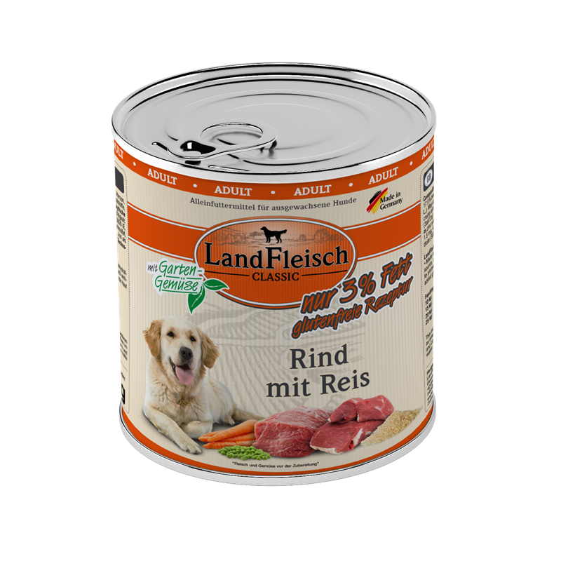 LandFleisch Hundefutter Classic Dosen Bild 15