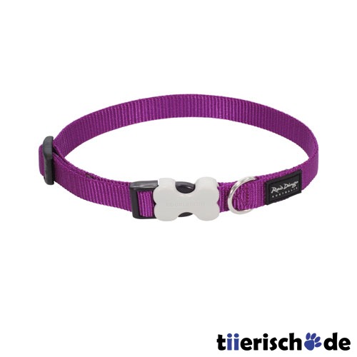 Red Dingo Hundehalsband einfarbig Bild 2