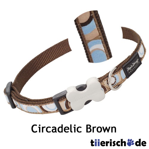 Red Dingo Halsband Design Circadelic Brown Bild 1