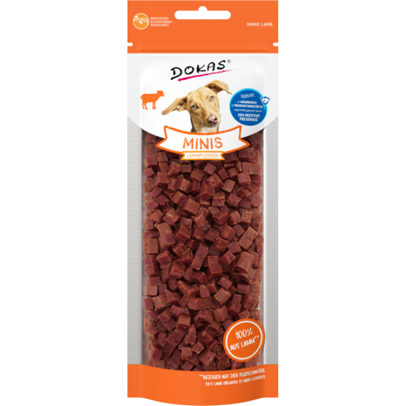 Dokas Minis Lammfleisch Hundesnack - Der leckere Trainings-Booster für deinen Liebling! Bild 1
