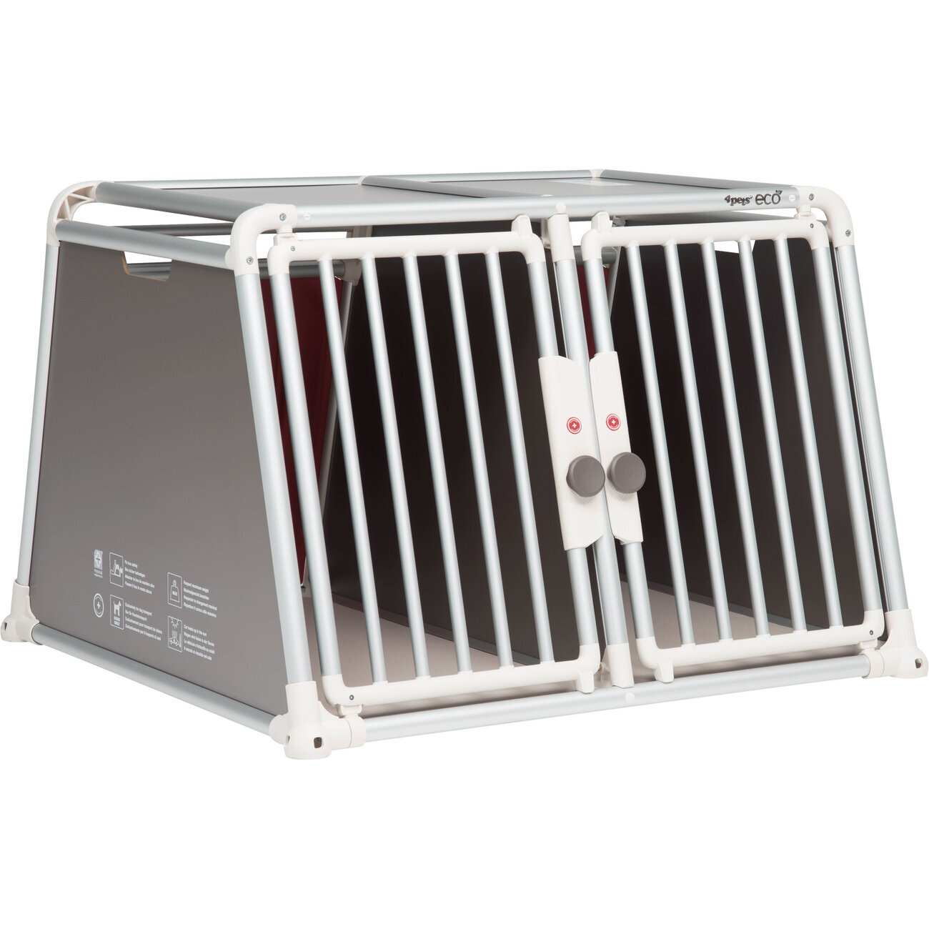 4pets Alu Autobox für 2 Hunde ECO 22 B-WARE, RETOURENWARE Bild 1