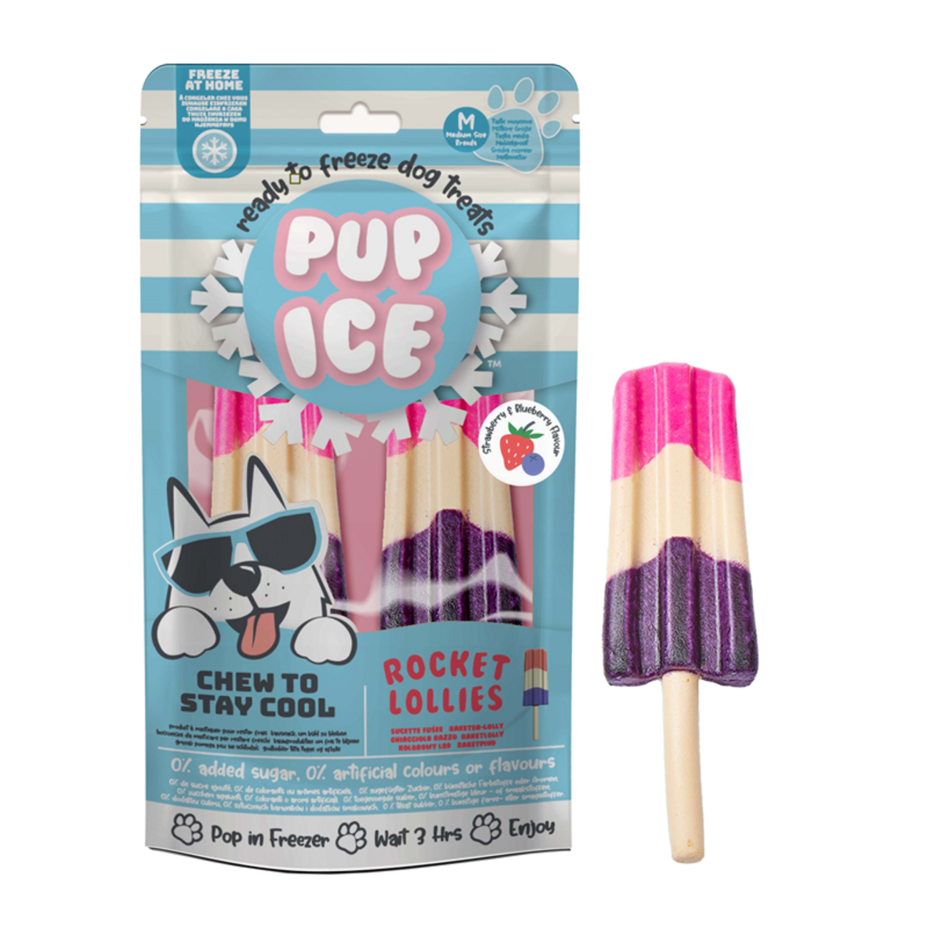 Pup Ice Dog Snack Rocket Lollies Bild 1