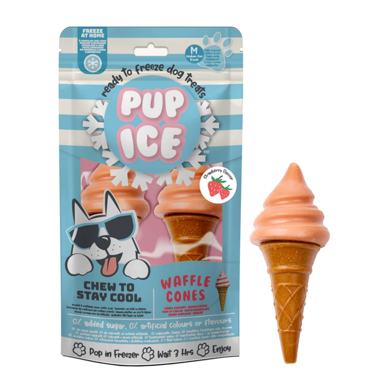 Pup Ice Dog Snack Waffle Cones Bild 1