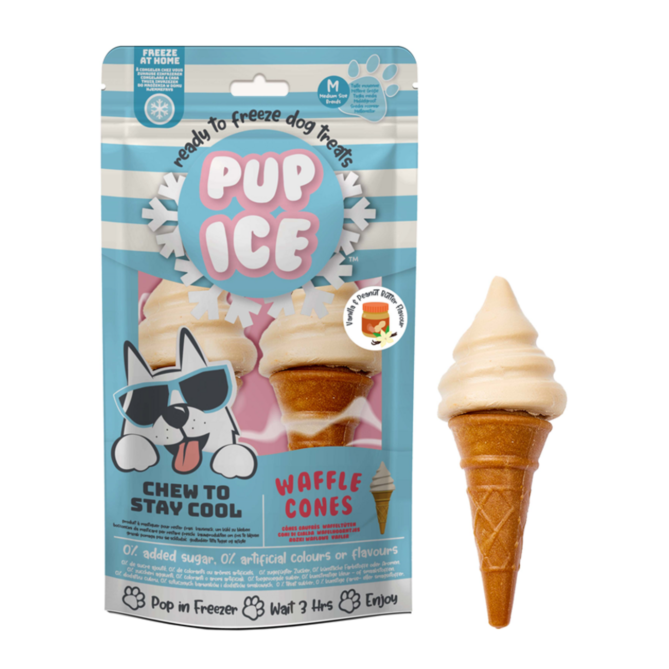 Pup Ice Dog Snack Waffle Cones Bild 2