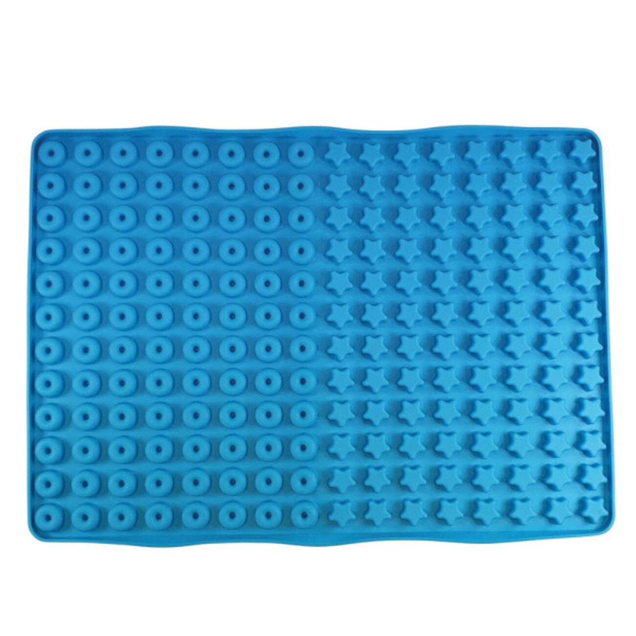 Xmas Weihnachts Silikon Backmatte Donut & Star Bild 1