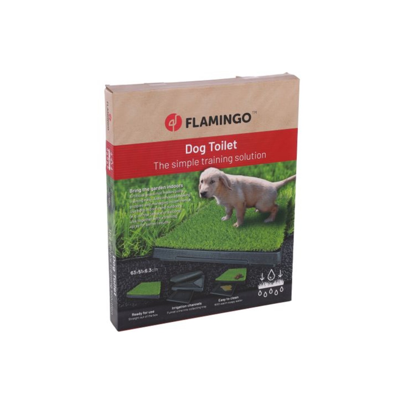 Flamingo Pelou Haustiertoilette für Hunde & Welpen – Stubenreinheit leicht gemacht Bild 6
