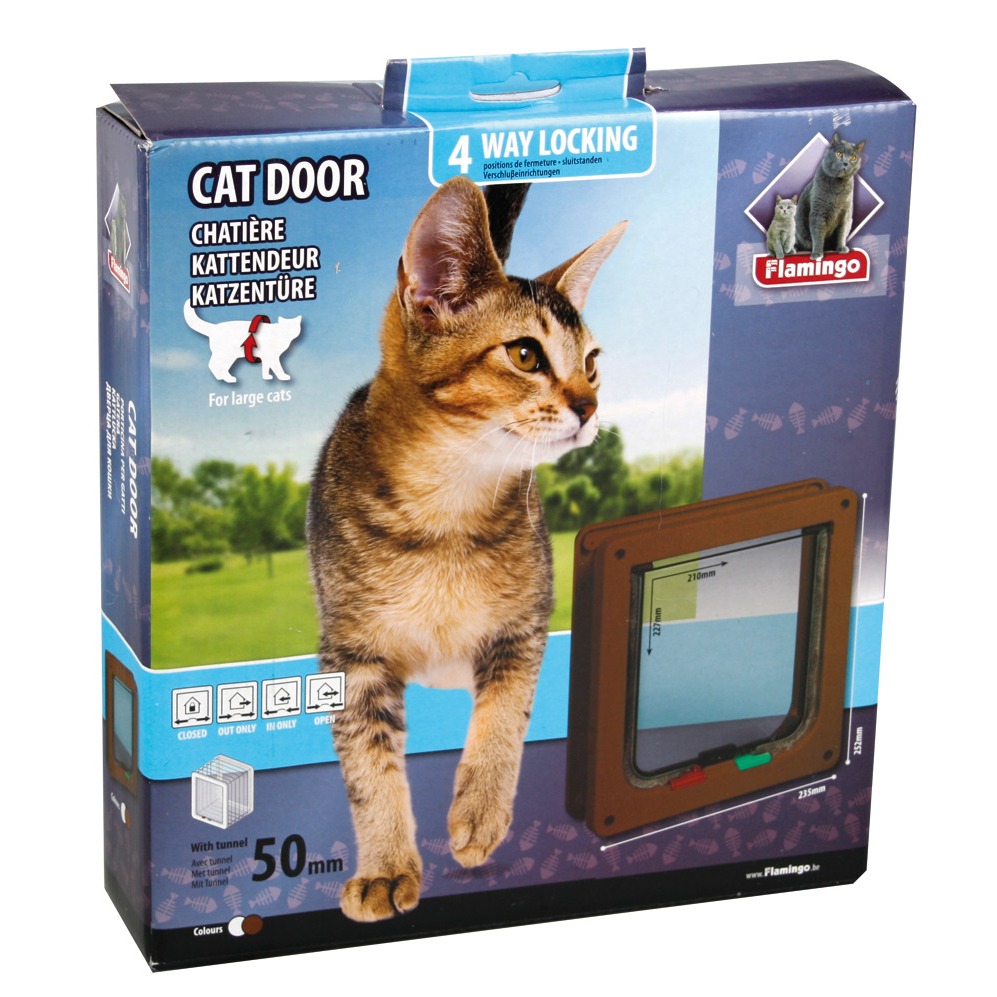Karlie Flamingo Katzenklappe 4-Wege große Katze Bild 3