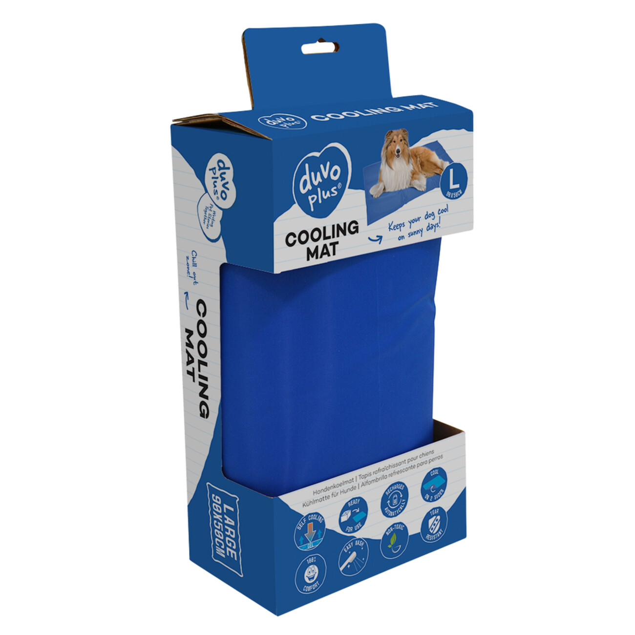 Kühlmatte für Hunde blau Bild 3