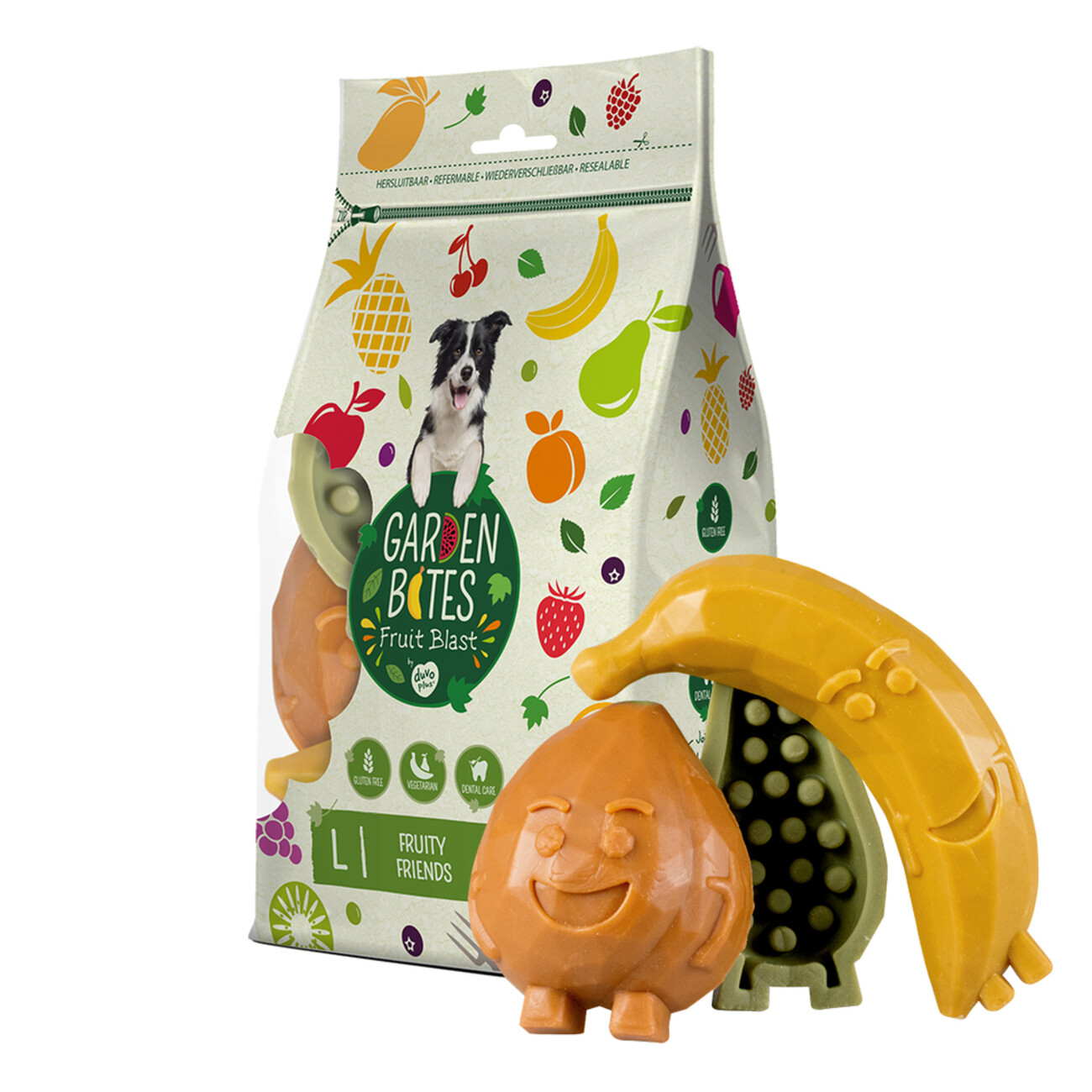 Duvo+ Garden Bites Fruity Friends – Fruchtiger Kauspaß für deinen Hund 🐶 Bild 3