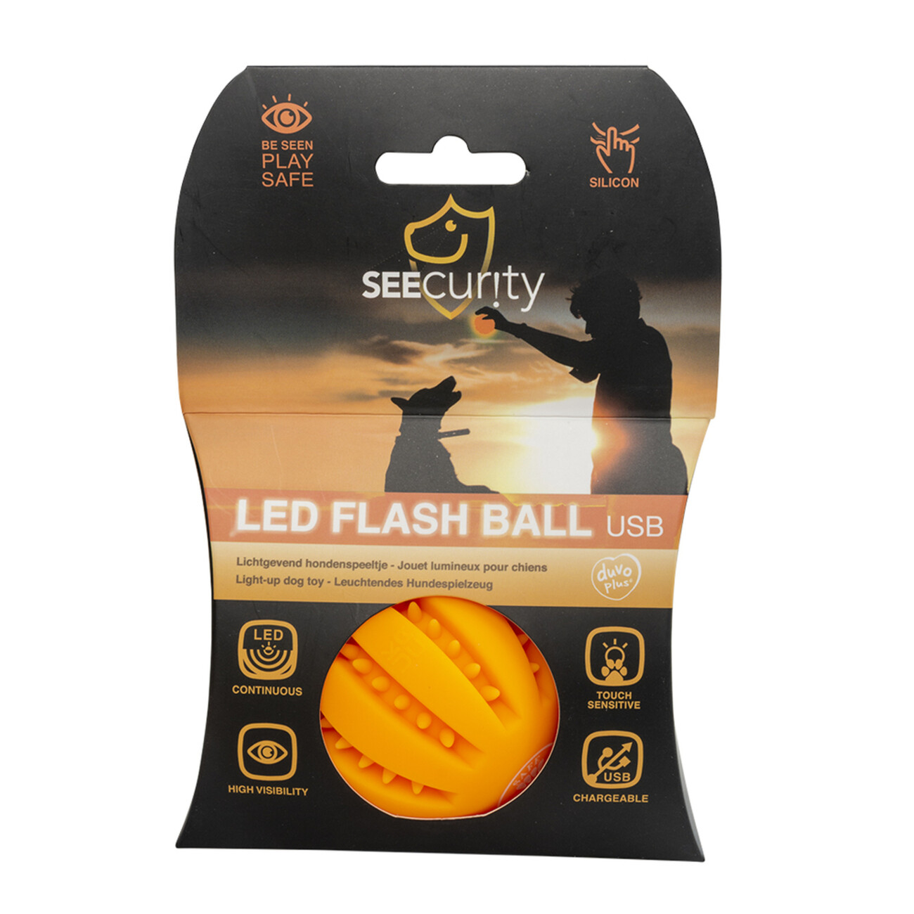 LED Flash Ball: Leuchtendes Hundespielzeug für Spaß im Dunkeln Bild 2