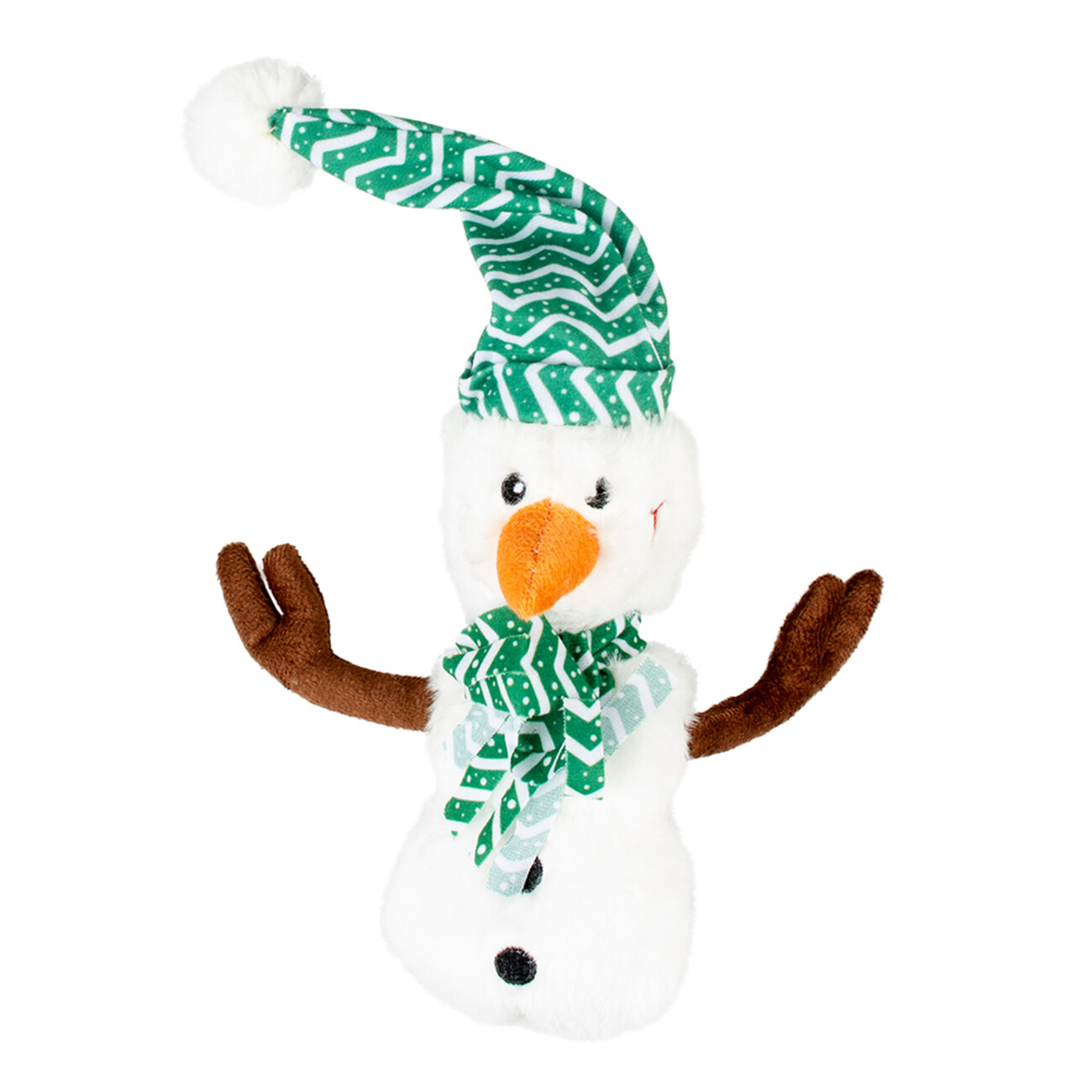 Xmas Weihnacht Plüsch Schneemann Leo Bild 1