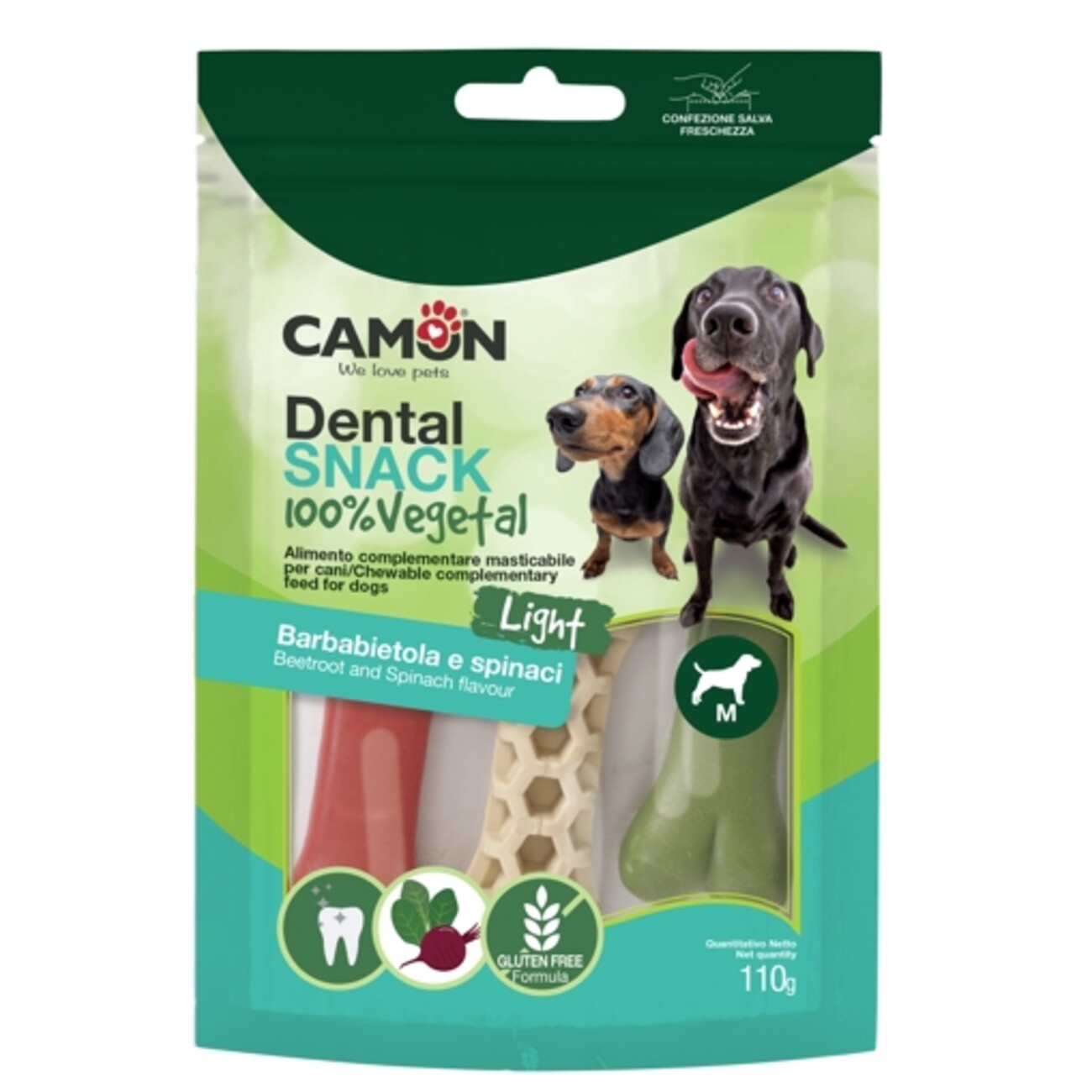 Veggie Dental Snack Hexabone - Veganer Hundesnack für gesunde Zähne Bild 1