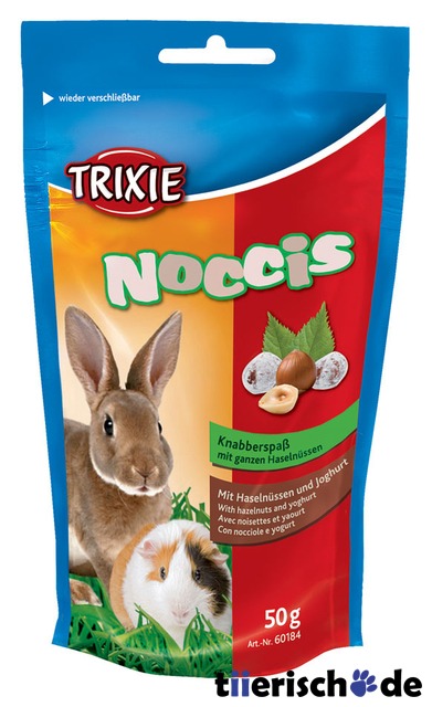 Kleintier Noccis Haselnüsse mit Joghurt Bild 1