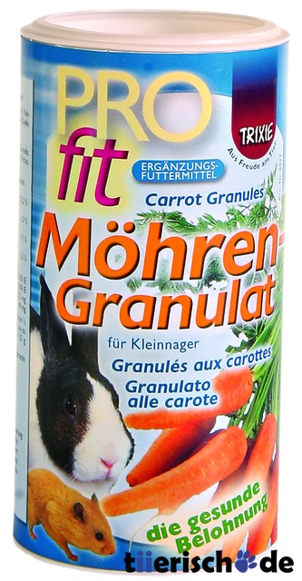 Möhren-Granulat für Kleintiere, 125 g Bild 1