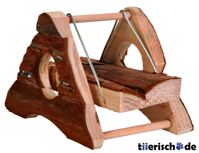 Hamsterschaukel, Naturholz Bild 1