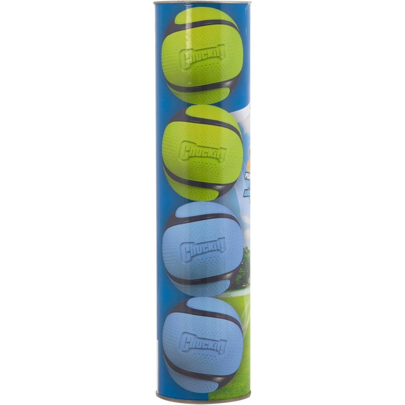 Chuckit! Sniff Fetch Ball Bacon & Peanut Butter 4er Set Bild 3