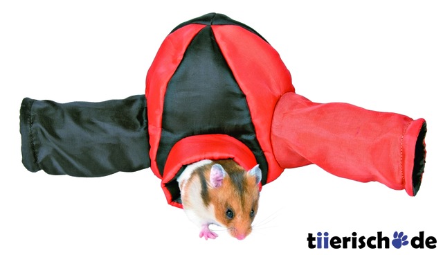 Crunch Raschel-Iglu mit Tunnel für Hamster Bild 1