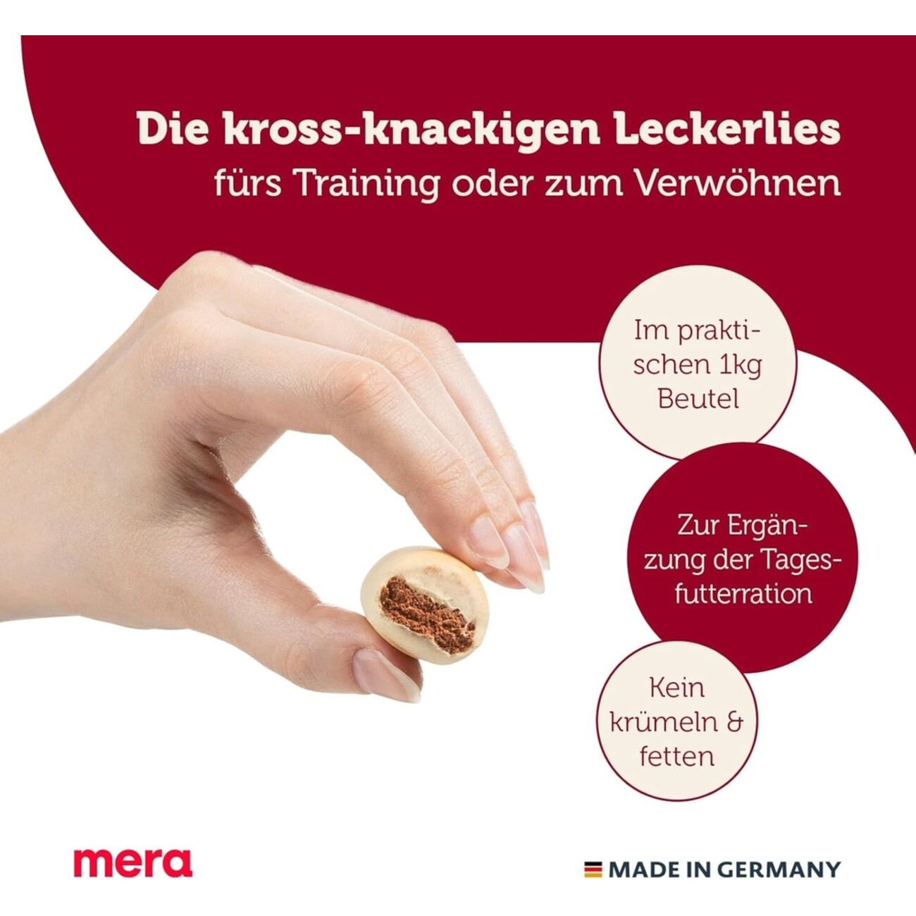 Mera Bakery Meaty Rolls Mix Hundesnack - Leckerlis für deinen Liebling Bild 2