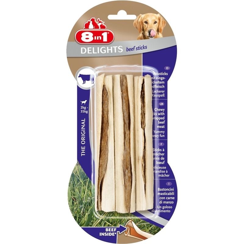 8in1 Beef Delights Kausticks mit Rindfleisch Bild 1