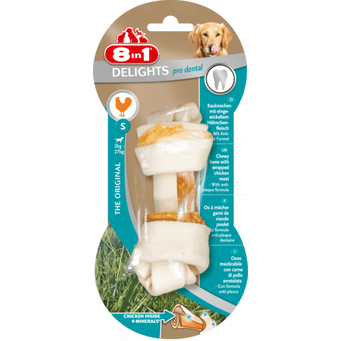 8in1 Delights Pro Dental Zahnpflege Kauknochen für Hunde Bild 1