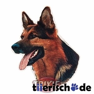Hundeaufkleber Deutscher Schäferhund Bild 1