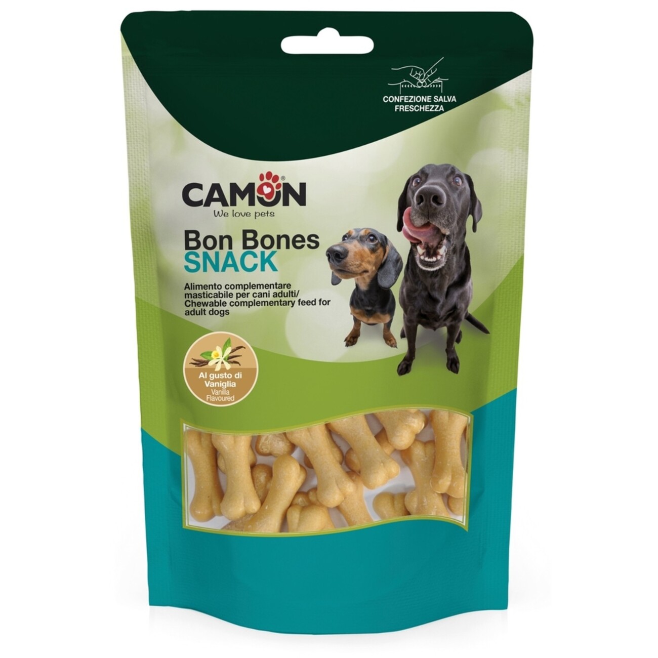 CAMON Vanilla Bones Veganer Hundesnack | Vanille-Genuss für Hunde Bild 3