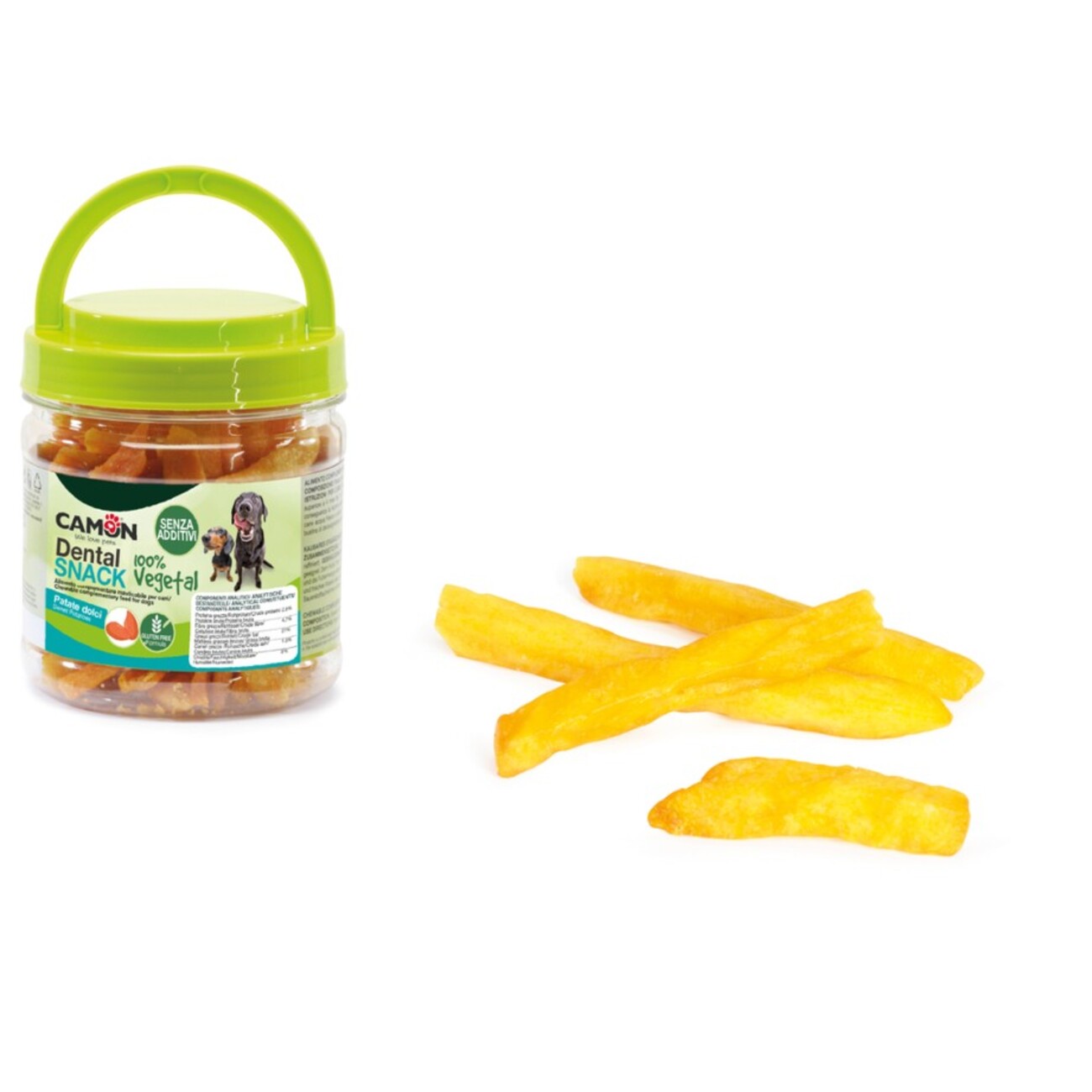 Dental Snack Vegetal Süßkartoffel 🥕 Veganer Hundesnack Bild 1