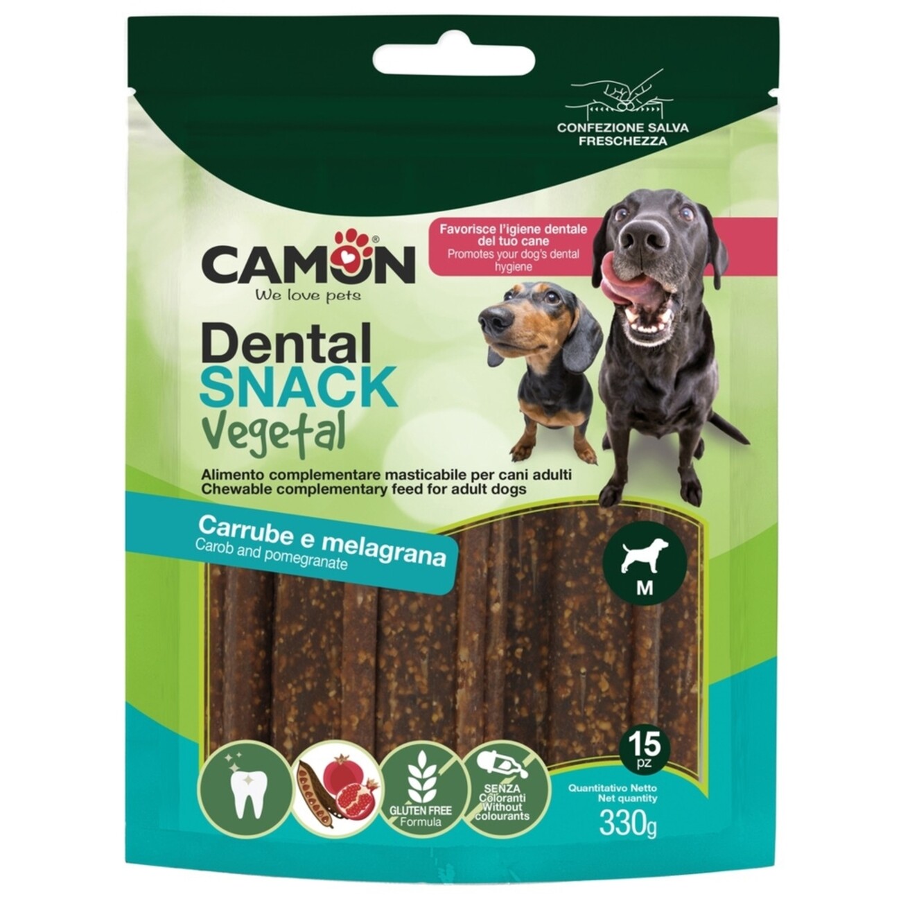 Vegane Dental Sticks mit Johannisbrot & Granatapfel für Hunde Bild 5
