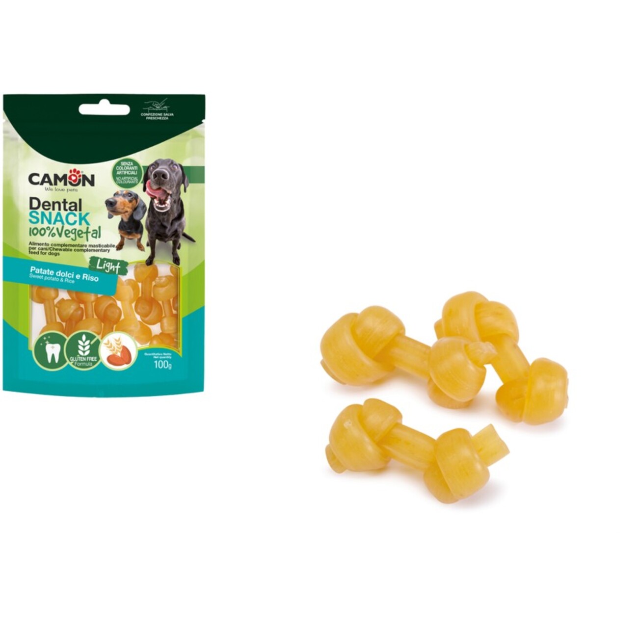 Veggie Snack Dental Knochen - Süßkartoffel & Reis 🦷🌱 Bild 1