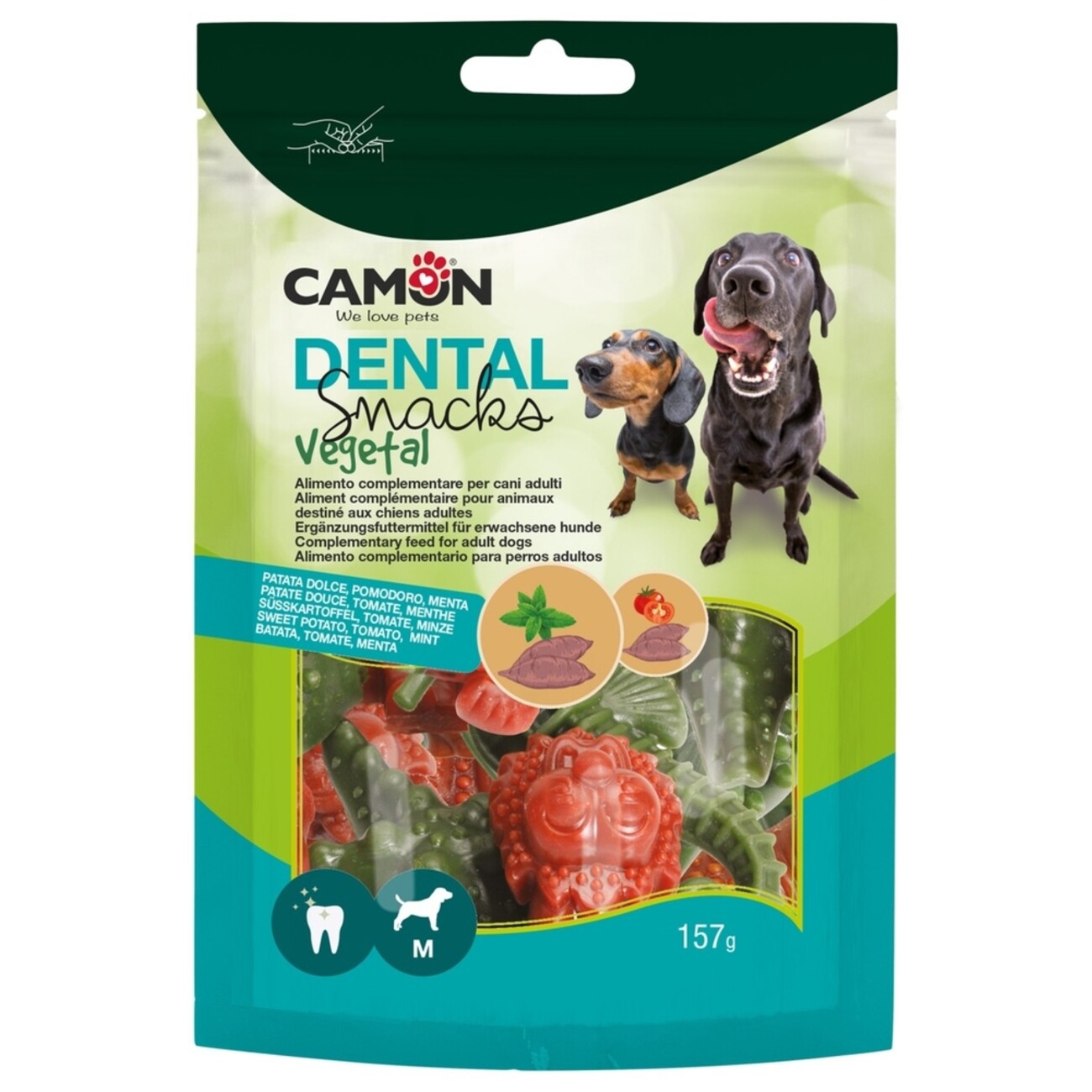 Veggie Snack Sweet Potato Dental Mix - Vegane Hundesnacks Bild 3