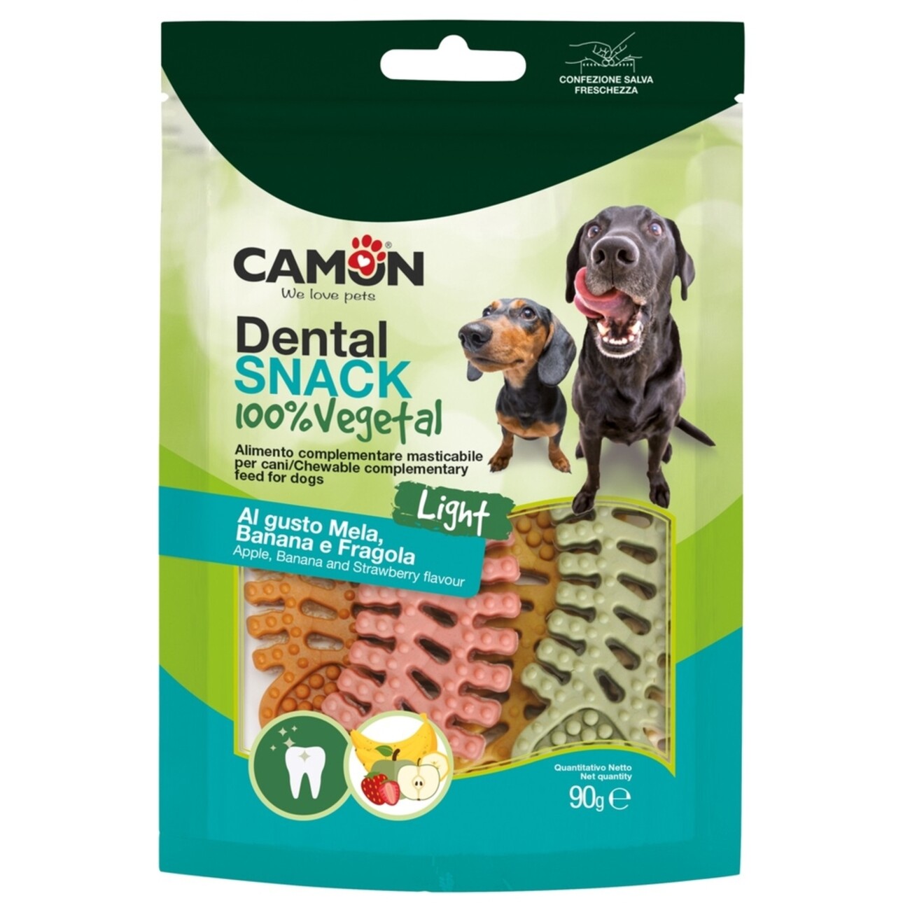 Veggie Dental Snack Fischgräte vegan - Lecker & Zahnpflegend für Hunde Bild 3