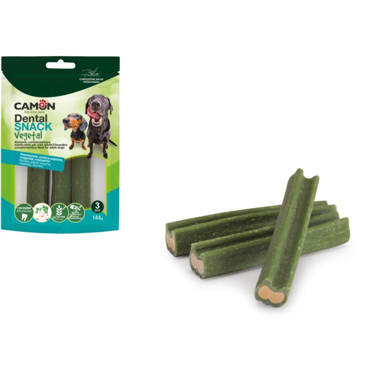 Veggie Dental Snack Enzysticks vegan – Zahnpflege für Hunde Bild 1