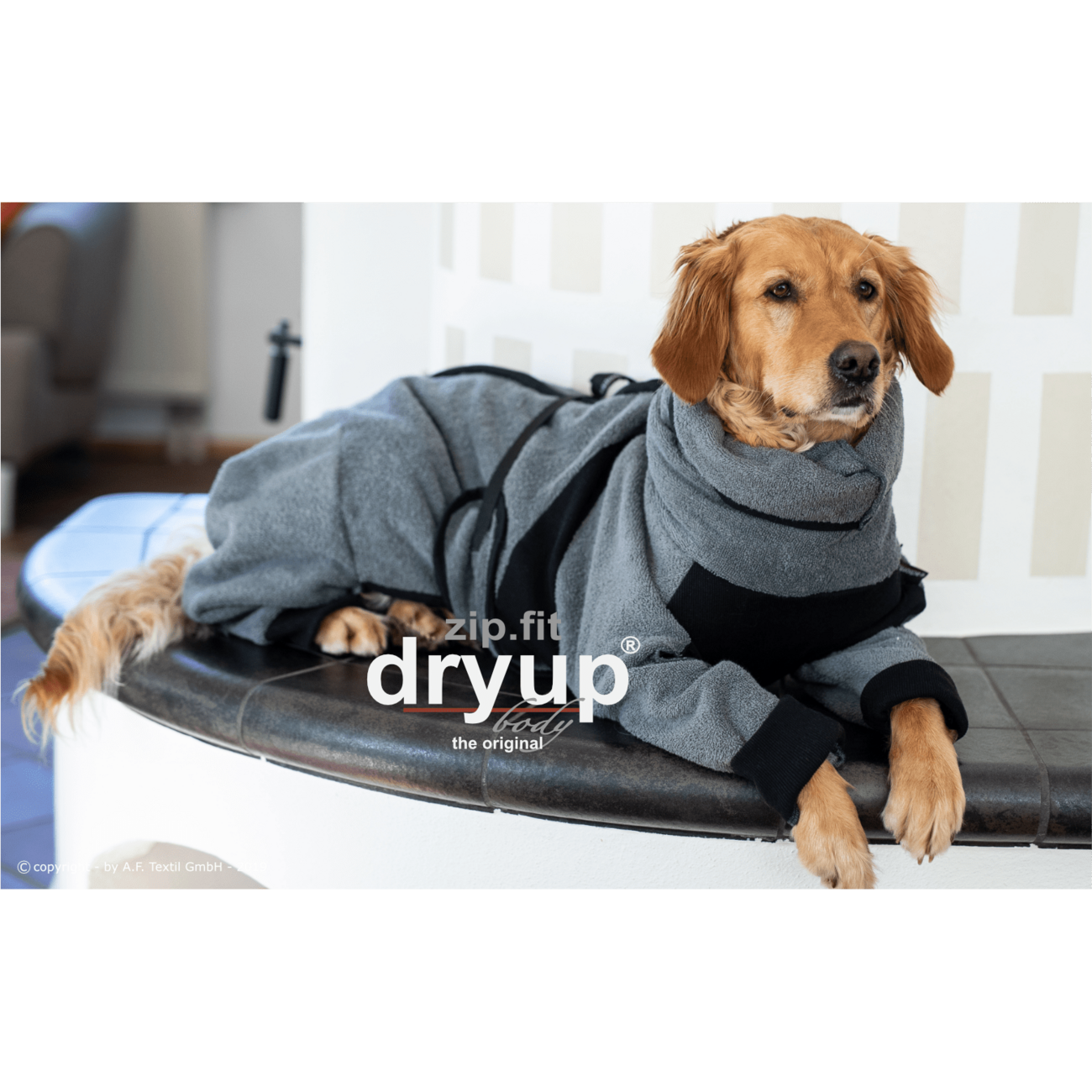 fit4dogs Dryup Hundebademantel mit Beinen Bild 10