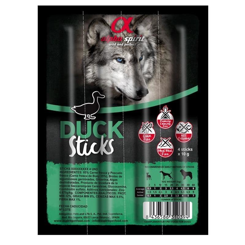 alpha spirit Stick Hundesnack Bild 1